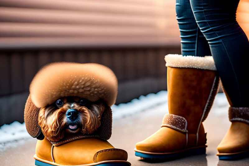 How do I clean dog urine off of my Uggs?