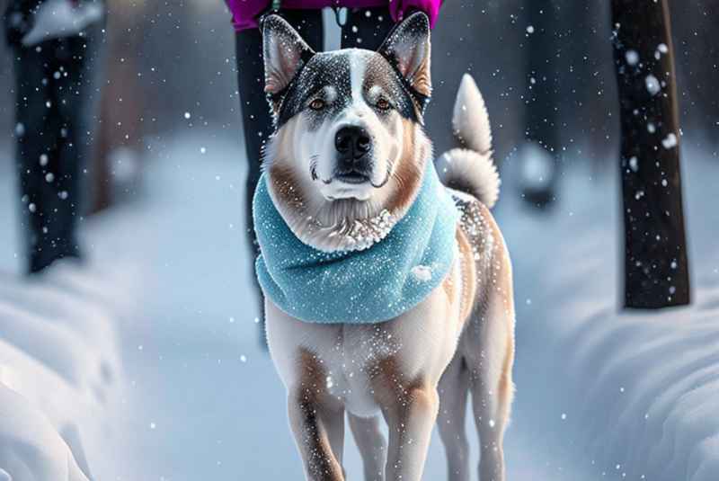 5 tips for teaching your dog to use the restroom in the snow?