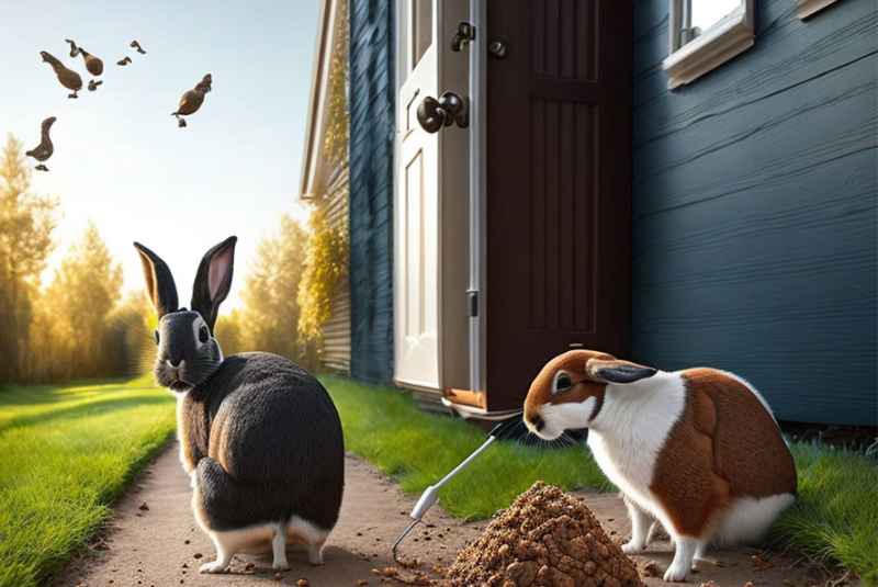 Will Dog Poop Keep Rabbits Away?