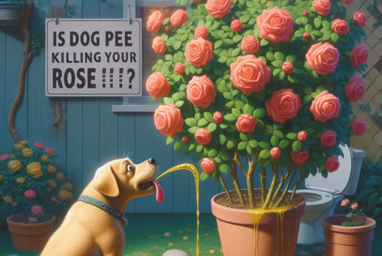 Is Dog Pee Killing Your Rose Bushes? Mop Pet Mat